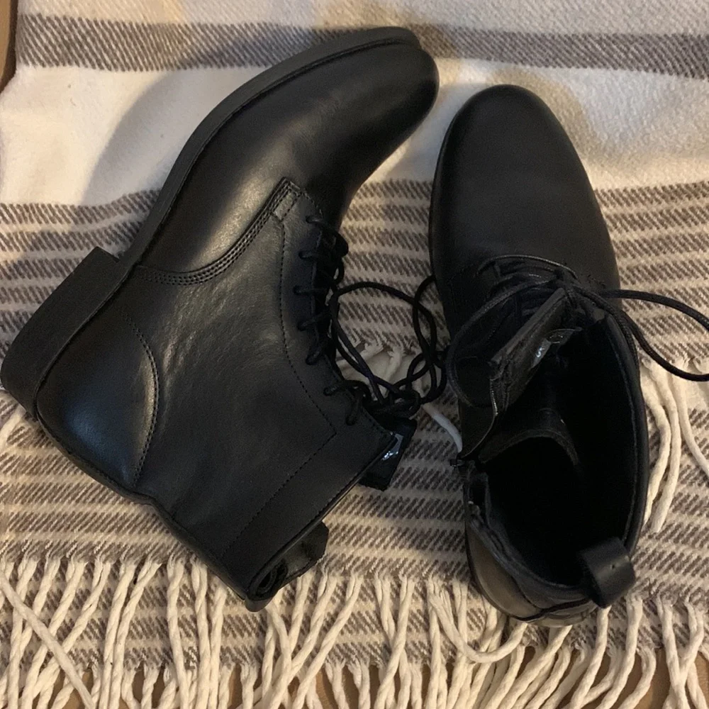 New ALDO Men’s Black Leather Dress Casual Chukka Boots